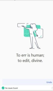 how to undo on grammarly